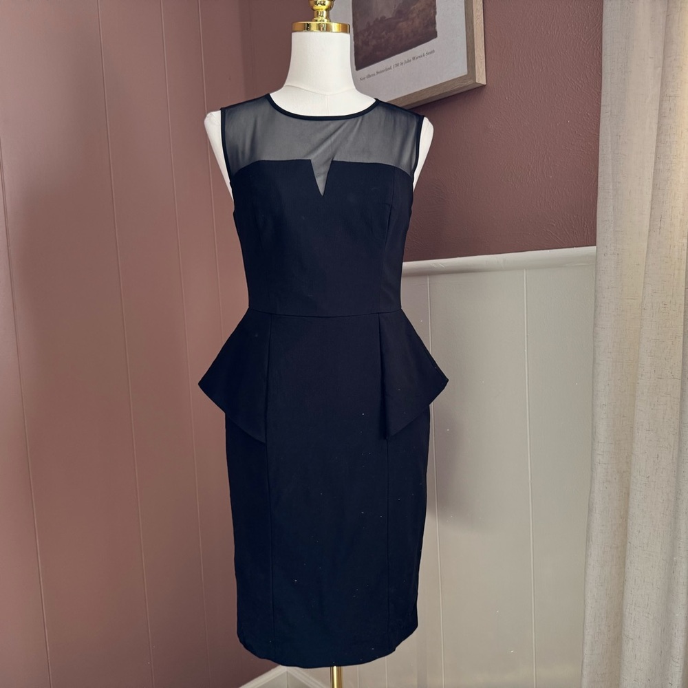 Aidan Mattox Black Cocktail Dress
